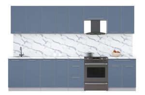 ГОТОВАЯ КУХНЯ ПЛАСТИК 3,2А (АРКТИЧЕСКИЙ/ АРКТИЧЕСКИЙ)