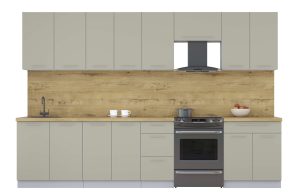 ГОТОВАЯ КУХНЯ ПЛАСТИК 3,2А (ЛАТТЕ/ ЛАТТЕ)