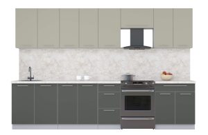 ГОТОВАЯ КУХНЯ ПЛАСТИК 3,2А (ЛАТТЕ/ ШТОРМ)