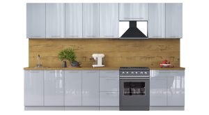 ГОТОВАЯ КУХНЯ ПЛАСТИК 3,2А (ТУМАННЫЙ ГЛЯНЕЦ/ ТУМАННЫЙ ГЛЯНЕЦ)