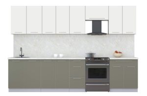 ГОТОВАЯ КУХНЯ ПЛАСТИК 3,2А (ЗЕФИРНЫЙ/ КВАРЦЕВЫЙ)