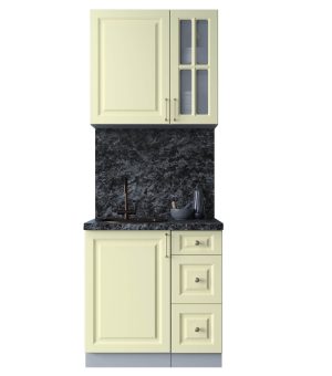 ГОТОВАЯ КУХНЯ ШАТО SOFT-TOUCH 0,8А (КАШЕМИР/ КАШЕМИР)