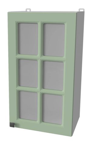 ШКАФ ВЕРХНИЙ ДЕКО SOFT-TOUCH ВШ40СТ-720-1ДВ (МЯТА)