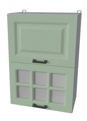 ШКАФ ВЕРХНИЙ ДЕКО SOFT-TOUCH ВШ50-720-2ДГ(1СТ) (МЯТА)