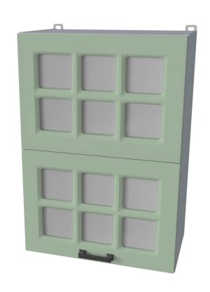 ШКАФ ВЕРХНИЙ ДЕКО SOFT-TOUCH ВШ50-720-2ДГ(2СТ) HERMES (МЯТА)