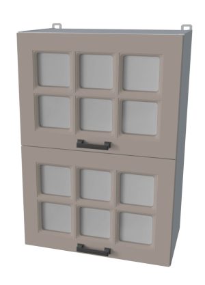 ШКАФ ВЕРХНИЙ ДЕКО SOFT-TOUCH ВШ50-720-2ДГ(2СТ) (ЛУНА)