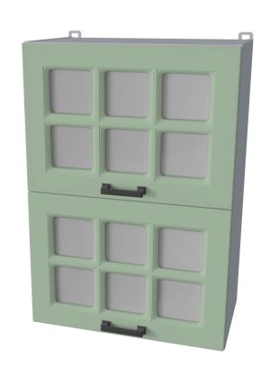 ШКАФ ВЕРХНИЙ ДЕКО SOFT-TOUCH ВШ50-720-2ДГ(2СТ) (МЯТА)