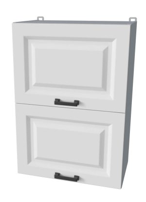 ШКАФ ВЕРХНИЙ ДЕКО SOFT-TOUCH ВШ50-720-2ДГ (БЕЛЫЙ)