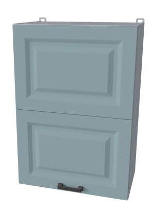 ШКАФ ВЕРХНИЙ ДЕКО SOFT-TOUCH ВШ50-720-2ДГ HERMES (ОКЕАН)