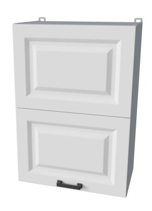 ШКАФ ВЕРХНИЙ ДЕКО SOFT-TOUCH ВШ50-720-2ДГ HERMES (БЕЛЫЙ)