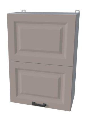 ШКАФ ВЕРХНИЙ ДЕКО SOFT-TOUCH ВШ50-720-2ДГ HERMES (ЛУНА)