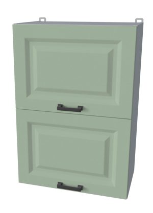 ШКАФ ВЕРХНИЙ ДЕКО SOFT-TOUCH ВШ50-720-2ДГ (МЯТА)