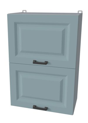 ШКАФ ВЕРХНИЙ ДЕКО SOFT-TOUCH ВШ50-720-2ДГ (ОКЕАН)