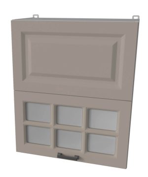 ШКАФ ВЕРХНИЙ ДЕКО SOFT-TOUCH ВШ60-720-2ДГ(1СТ) HERMES (ЛУНА)