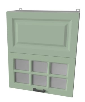 ШКАФ ВЕРХНИЙ ДЕКО SOFT-TOUCH ВШ60-720-2ДГ(1СТ) HERMES (МЯТА)