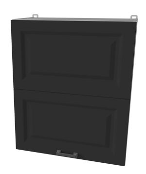 ШКАФ ВЕРХНИЙ ДЕКО SOFT-TOUCH ВШ60-720-2ДГ HERMES (ПЕПЕЛ)