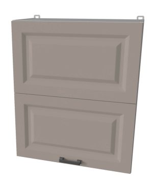ШКАФ ВЕРХНИЙ ДЕКО SOFT-TOUCH ВШ60-720-2ДГ HERMES (ЛУНА)