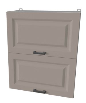 ШКАФ ВЕРХНИЙ ДЕКО SOFT-TOUCH ВШ60-720-2ДГ (ЛУНА)