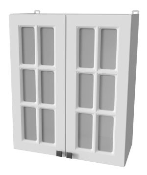 ШКАФ ВЕРХНИЙ ДЕКО SOFT-TOUCH ВШ60СТ-720-2ДВ (БЕЛЫЙ)