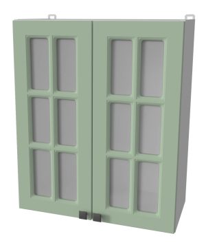 ШКАФ ВЕРХНИЙ ДЕКО SOFT-TOUCH ВШ60СТ-720-2ДВ (МЯТА)
