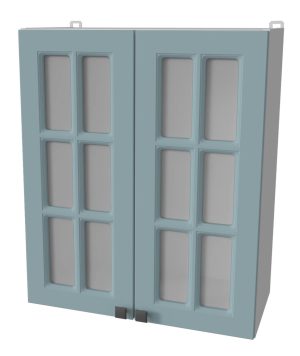 ШКАФ ВЕРХНИЙ ДЕКО SOFT-TOUCH ВШ60СТ-720-2ДВ (ОКЕАН)