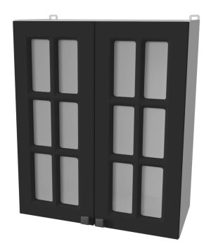 ШКАФ ВЕРХНИЙ ДЕКО SOFT-TOUCH ВШ60СТ-720-2ДВ (ПЕПЕЛ)