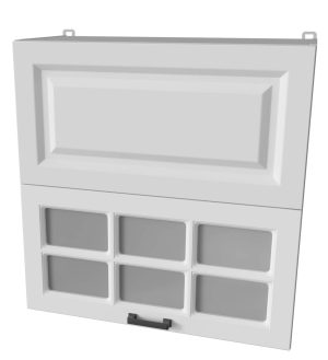 ШКАФ ВЕРХНИЙ ДЕКО SOFT-TOUCH ВШ70-720-2ДГ(1СТ) HERMES (БЕЛЫЙ)