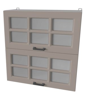 ШКАФ ВЕРХНИЙ ДЕКО SOFT-TOUCH ВШ70-720-2ДГ(2СТ) (ЛУНА)