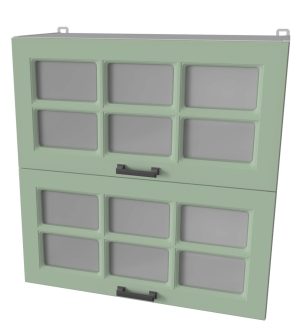 ШКАФ ВЕРХНИЙ ДЕКО SOFT-TOUCH ВШ70-720-2ДГ(2СТ) (МЯТА)