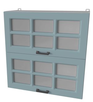 ШКАФ ВЕРХНИЙ ДЕКО SOFT-TOUCH ВШ70-720-2ДГ(2СТ) (ОКЕАН)