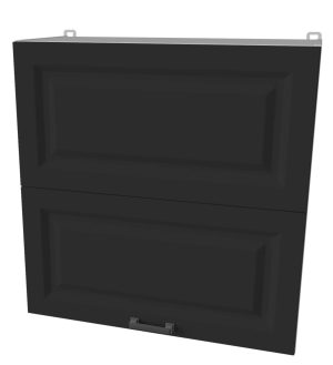 ШКАФ ВЕРХНИЙ ДЕКО SOFT-TOUCH ВШ70-720-2ДГ HERMES (ПЕПЕЛ)