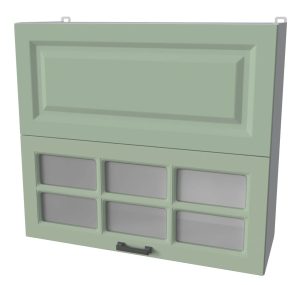 ШКАФ ВЕРХНИЙ ДЕКО SOFT-TOUCH ВШ80-720-2ДГ(1СТ) HERMES (МЯТА)