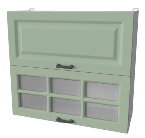 ШКАФ ВЕРХНИЙ ДЕКО SOFT-TOUCH ВШ80-720-2ДГ(1СТ) (МЯТА)