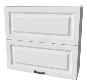 ШКАФ ВЕРХНИЙ ДЕКО SOFT-TOUCH ВШ80-720-2ДГ HERMES (БЕЛЫЙ)