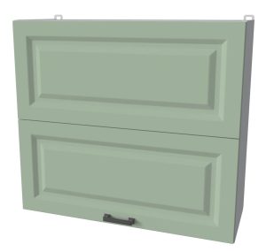 ШКАФ ВЕРХНИЙ ДЕКО SOFT-TOUCH ВШ80-720-2ДГ HERMES (МЯТА)