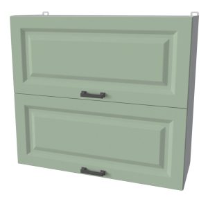 ШКАФ ВЕРХНИЙ ДЕКО SOFT-TOUCH ВШ80-720-2ДГ (МЯТА)