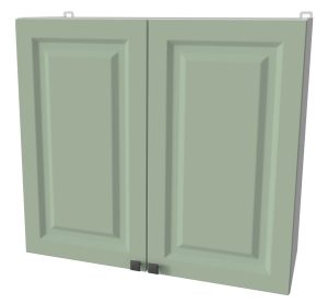ШКАФ ВЕРХНИЙ ДЕКО SOFT-TOUCH ВШ80-720-2ДВ (МЯТА)