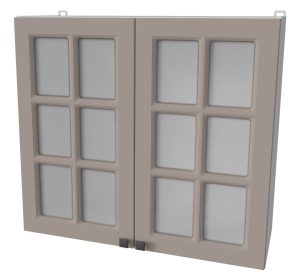 ШКАФ ВЕРХНИЙ ДЕКО SOFT-TOUCH ВШ80СТ-720-2ДВ (ЛУНА)