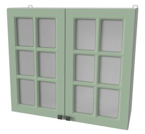 ШКАФ ВЕРХНИЙ ДЕКО SOFT-TOUCH ВШ80СТ-720-2ДВ (МЯТА)