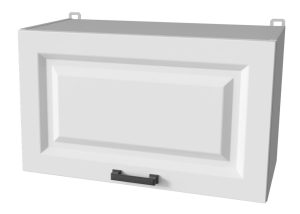 ШКАФ ВЕРХНИЙ ПОД ВЫТЯЖКУ SOFT-TOUCH ДЕКО ВШГ60-360 (БЕЛЫЙ)