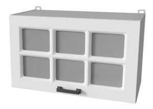 ШКАФ ВЕРХНИЙ ПОД ВЫТЯЖКУ ДЕКО SOFT-TOUCH ВШГ60СТ-360 (БЕЛЫЙ)