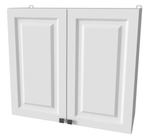 ШКАФ ВЕРХНИЙ ПОД СУШКУ ДЕКО SOFT-TOUCH ВШС80-720-2ДВ (БЕЛЫЙ)