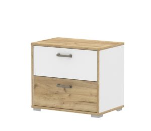 ТУМБА ПРИКРОВАТНАЯ SC-T55 (БЕЛЫЙ ПЛАТИНУМ) Ш550 В482 Г350