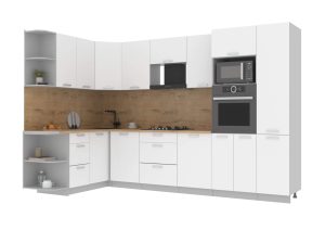 ГОТОВАЯ КУХНЯ ЛАЙТ 1,68Х3,2 (БЕЛЫЙ/БЕЛЫЙ)