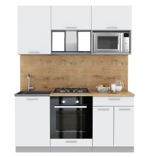 ГОТОВАЯ КУХНЯ ЛАЙТ 1,7ВТ (БЕЛЫЙ/ БЕЛЫЙ)