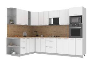 ГОТОВАЯ КУХНЯ ЛАЙТ 1,88Х3,0 (БЕЛЫЙ/БЕЛЫЙ)