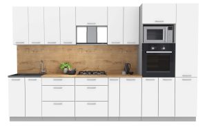 ГОТОВАЯ КУХНЯ ЛАЙТ 3,4ВТ (БЕЛЫЙ/ БЕЛЫЙ)