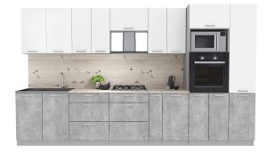 ГОТОВАЯ КУХНЯ ЛАЙТ 3,6ВТ (БЕЛЫЙ/ БЕТОН)