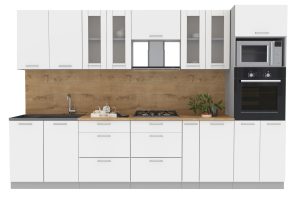 ГОТОВАЯ КУХНЯ МИЛА 3,2 ВТ (БЕЛЫЙ/ БЕЛЫЙ)