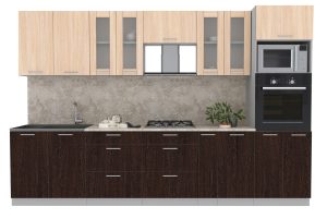 ГОТОВАЯ КУХНЯ "МИЛА32 ВТ" (ДУБ МОЛОЧНЫЙ/ ВЕНГЕ)